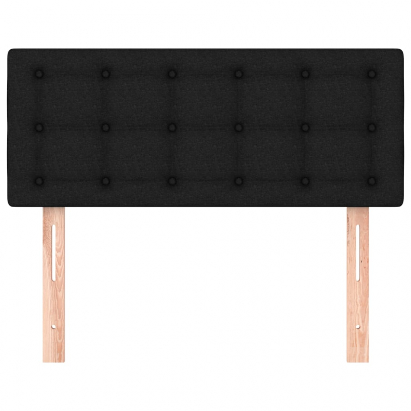 Kopfteil Schwarz 100x5x78/88 cm Stoff