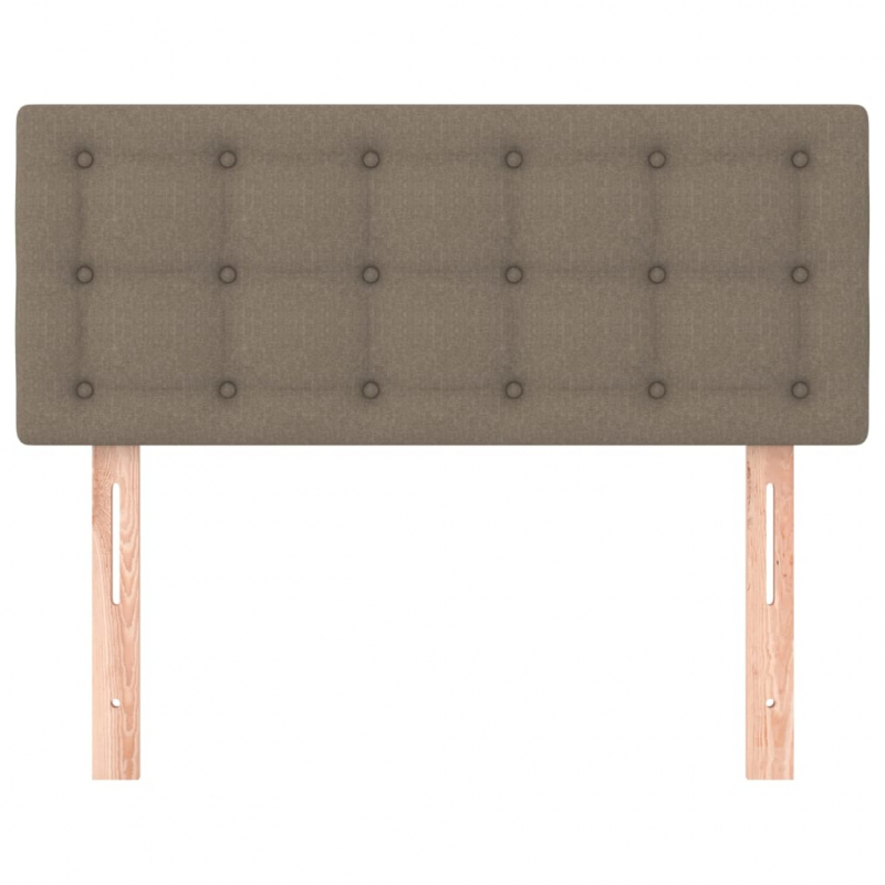 Kopfteil Taupe 100x5x78/88 cm Stoff