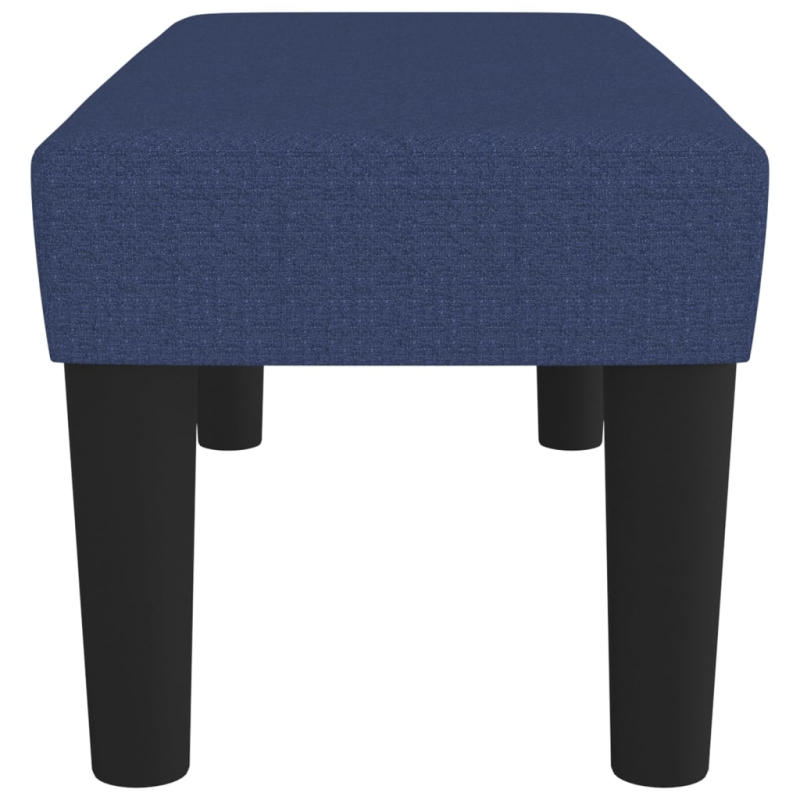 Sitzbank Blau 70x30x30 cm Stoff