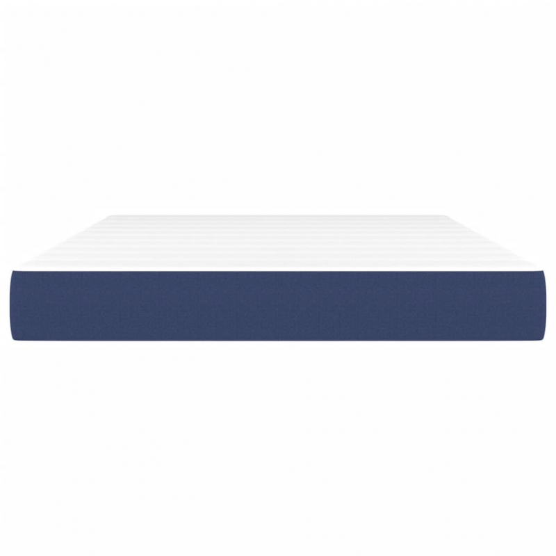 Taschenfederkernmatratze Blau 140x200x20 cm Stoff
