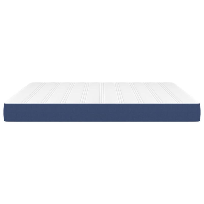 Taschenfederkernmatratze Blau 160x200x20 cm Stoff