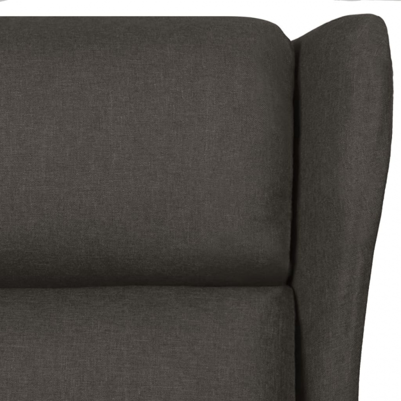 Massagesessel Taupe Stoff