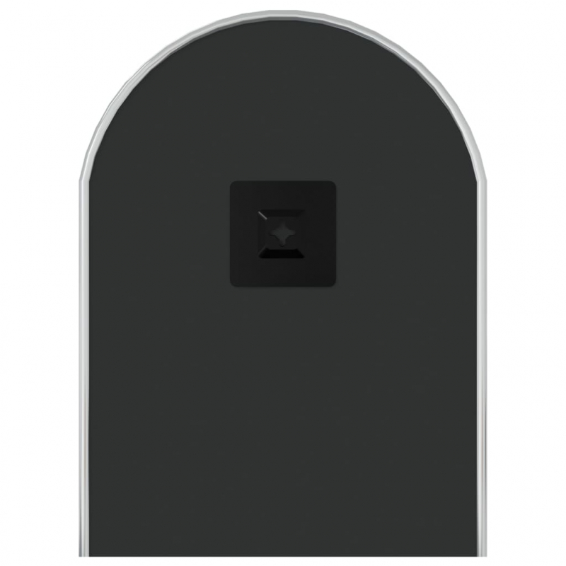 Wandspiegel Silbern 60x25 cm Oval