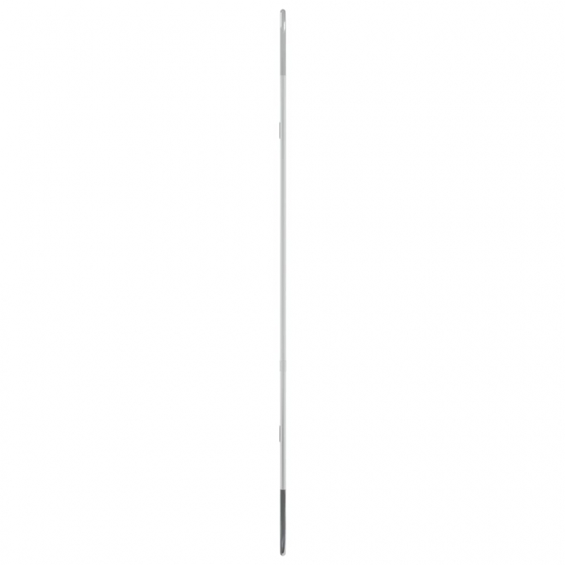 Wandspiegel Silbern 80x35 cm Oval