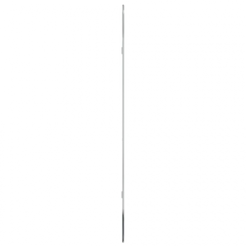 Wandspiegel Silbern 100x45 cm Oval
