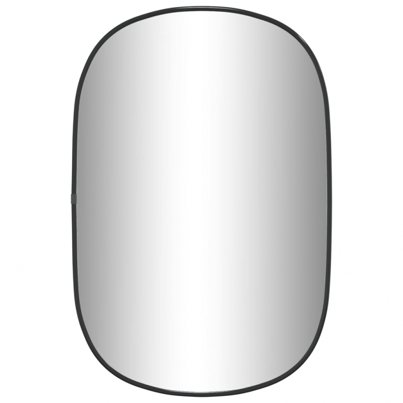 Wandspiegel Schwarz 60x40 cm