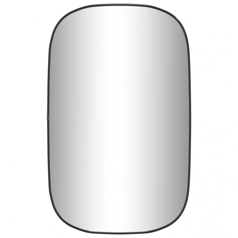 Wandspiegel Schwarz 80x50 cm