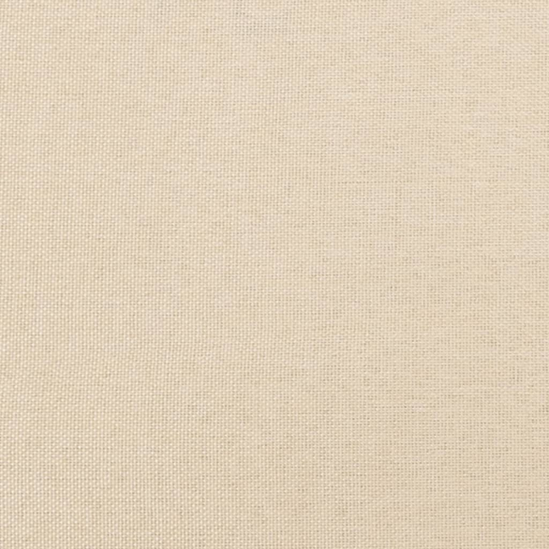 Bettgestell mit Kopfteil ohne Matratze Creme 90x190 cm Stoff