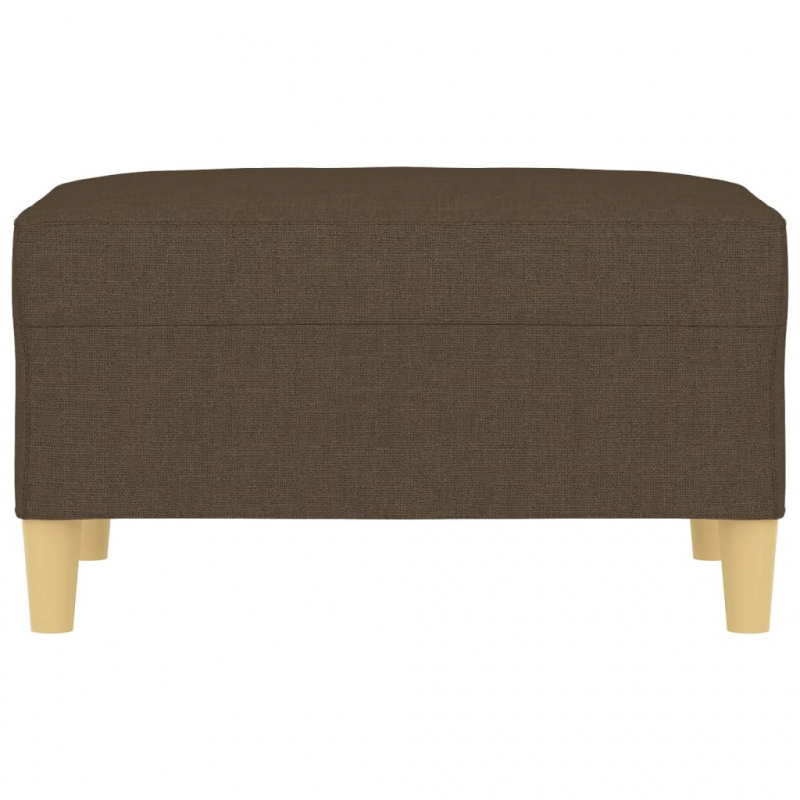 Fußhocker Braun 70x55x41 cm Stoff