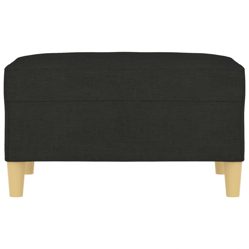 Fußhocker Schwarz 70x55x41 cm Stoff