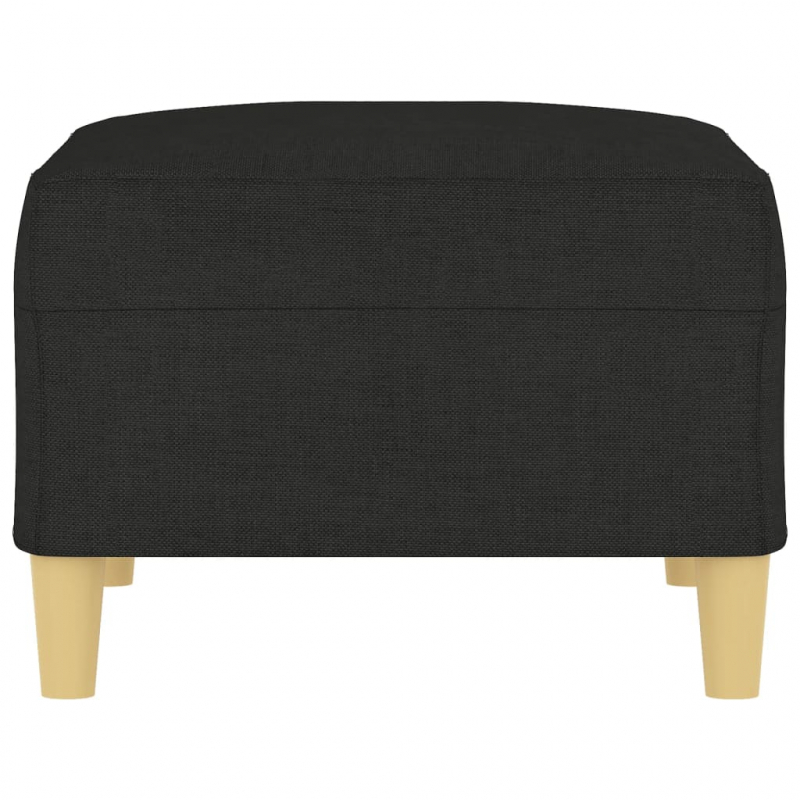 Fußhocker Schwarz 70x55x41 cm Stoff