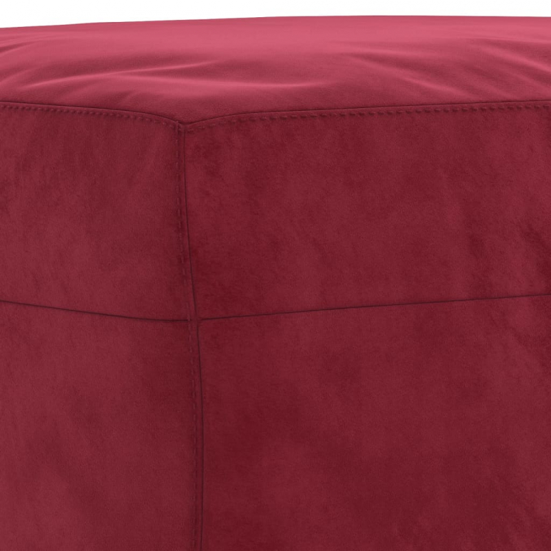 Fußhocker Weinrot 60x50x41 cm Samt