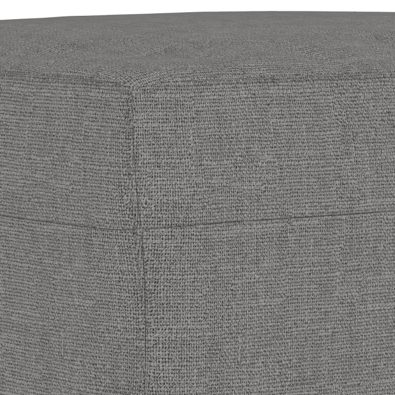 Fußhocker Dunkelgrau 70x55x41 cm Stoff