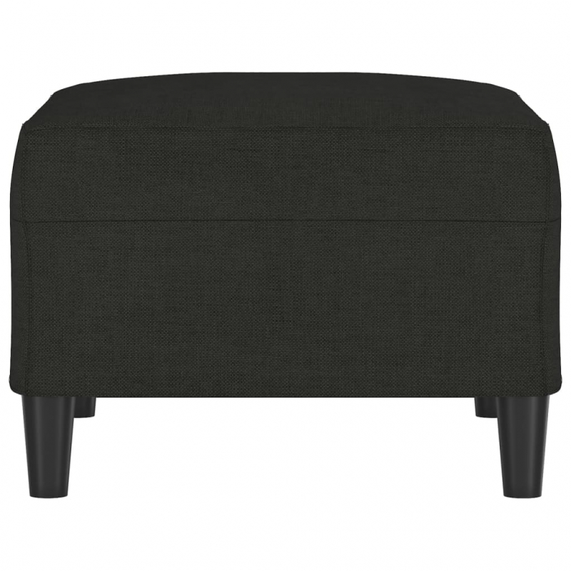 Fußhocker Schwarz 70x55x41 cm Stoff