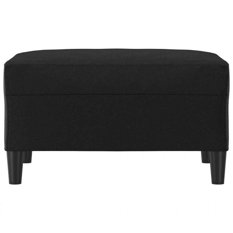 Fußhocker Schwarz 70x55x41 cm Kunstleder