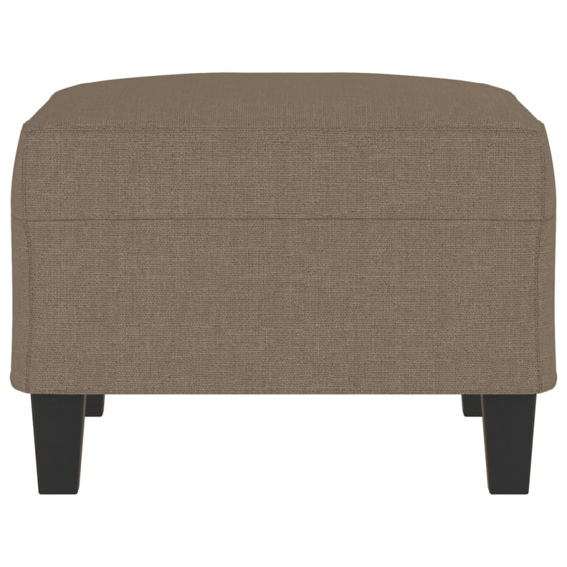 Fußhocker Taupe 70x55x41 cm Stoff