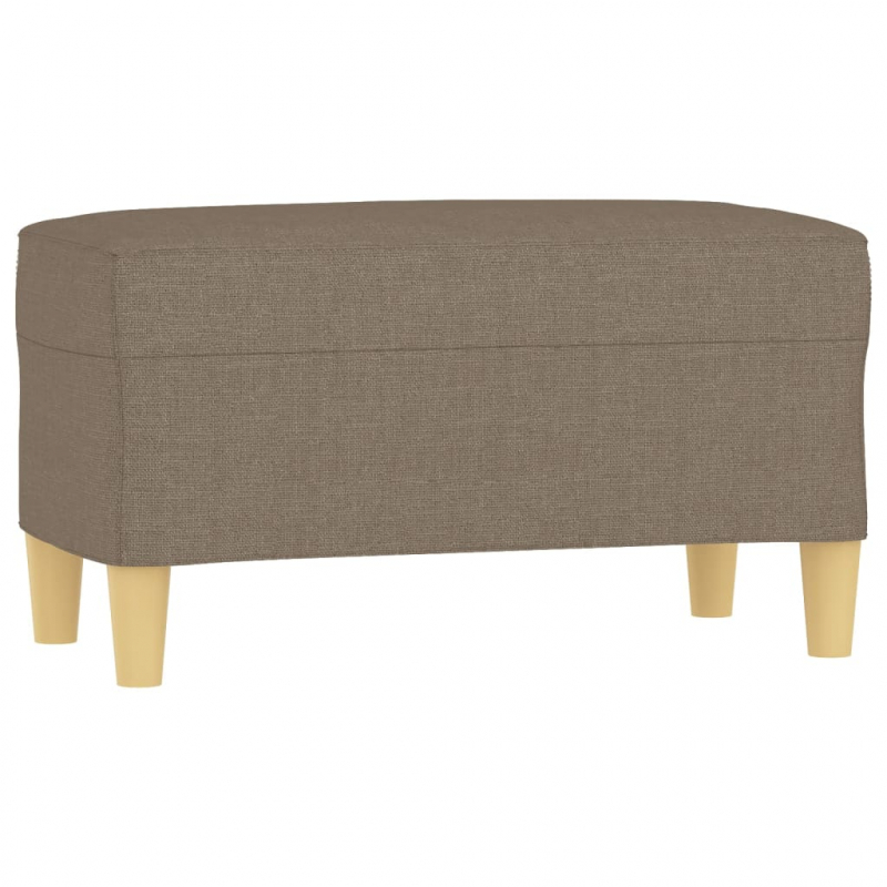 Sitzbank Taupe 70x35x41 cm Stoff