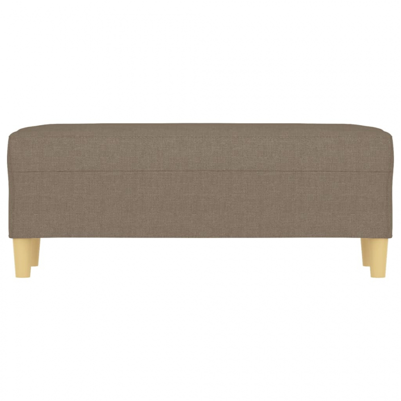 Sitzbank Taupe 100x35x41 cm Stoff