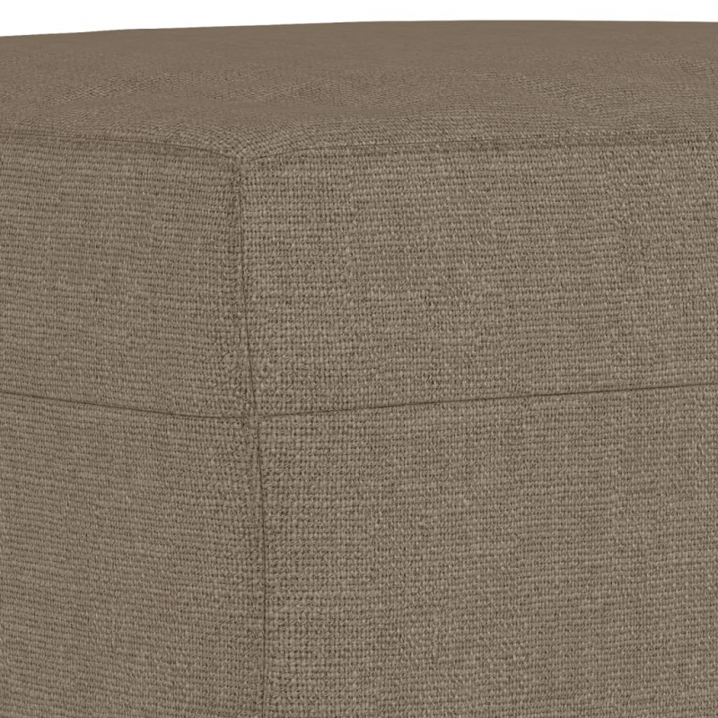 Sitzbank Taupe 100x35x41 cm Stoff