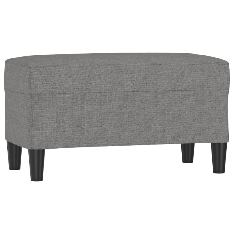 Sitzbank Dunkelgrau 70x35x41 cm Stoff