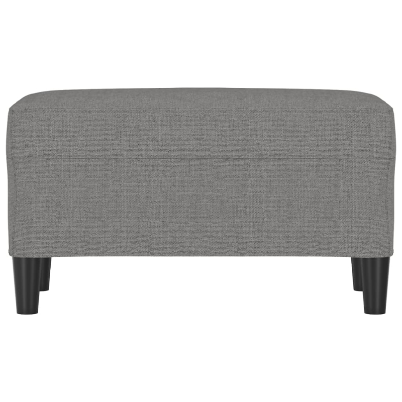 Sitzbank Dunkelgrau 70x35x41 cm Stoff