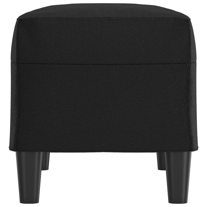 Sitzbank Schwarz 70x35x41 cm Kunstleder