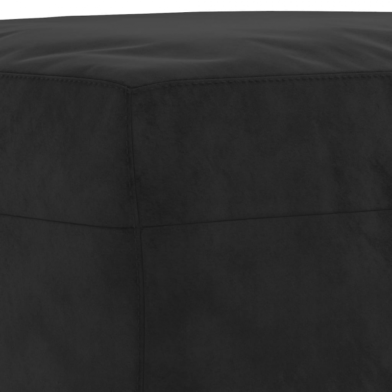 Sitzbank Schwarz 70x35x41 cm Samt