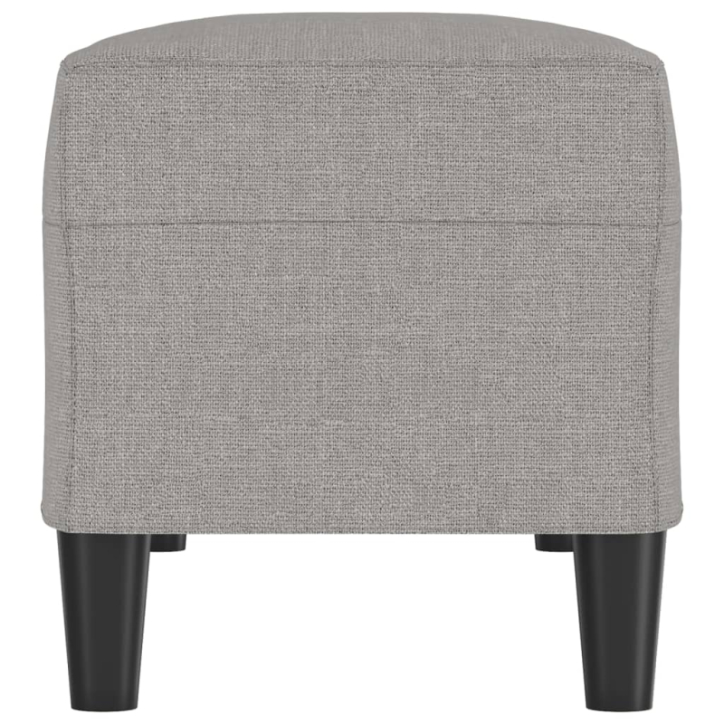 Sitzbank Hellgrau 100x35x41 cm Stoff