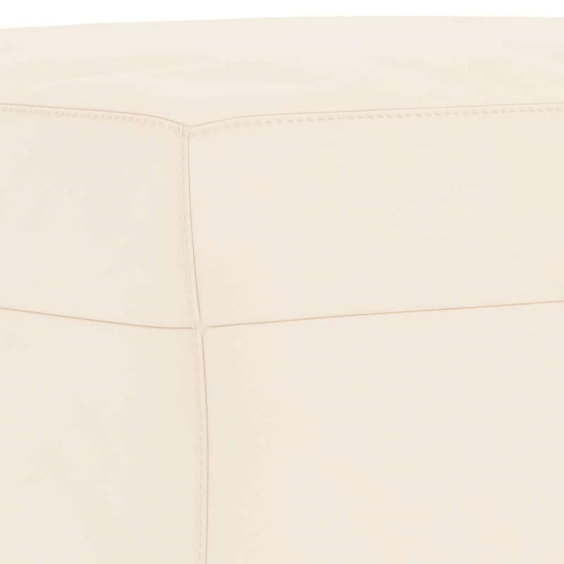 Sitzbank Creme 100x35x41 cm Samt