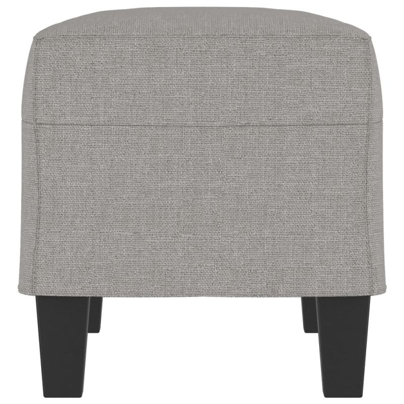 Sitzbank Hellgrau 70x35x41 cm Stoff
