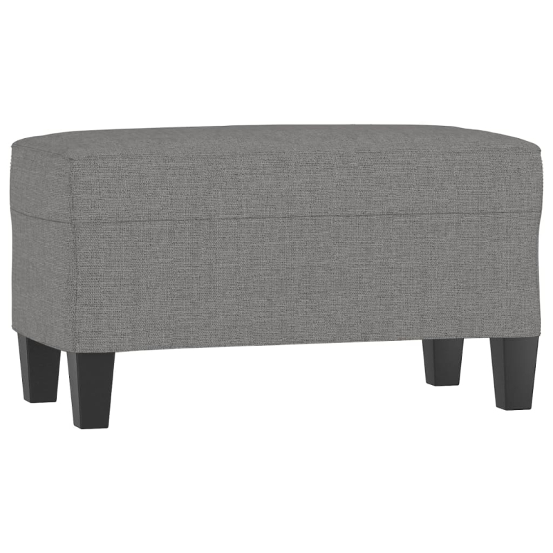 Sitzbank Dunkelgrau 70x35x41 cm Stoff