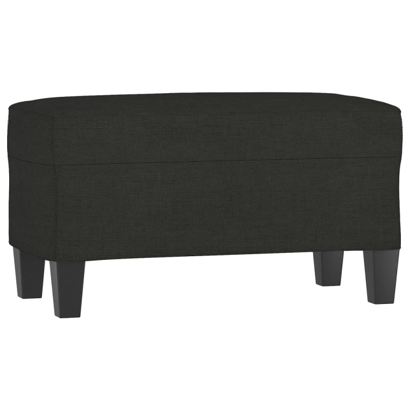 Sitzbank Schwarz 70x35x41 cm Stoff