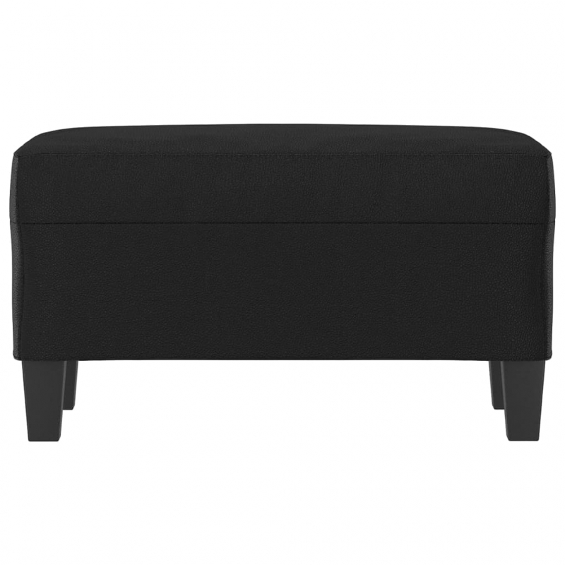 Sitzbank Schwarz 70x35x41 cm Kunstleder