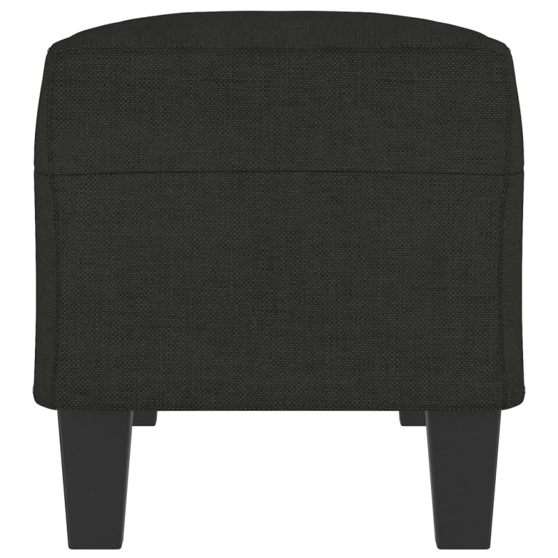 Sitzbank Schwarz 100x35x41 cm Stoff