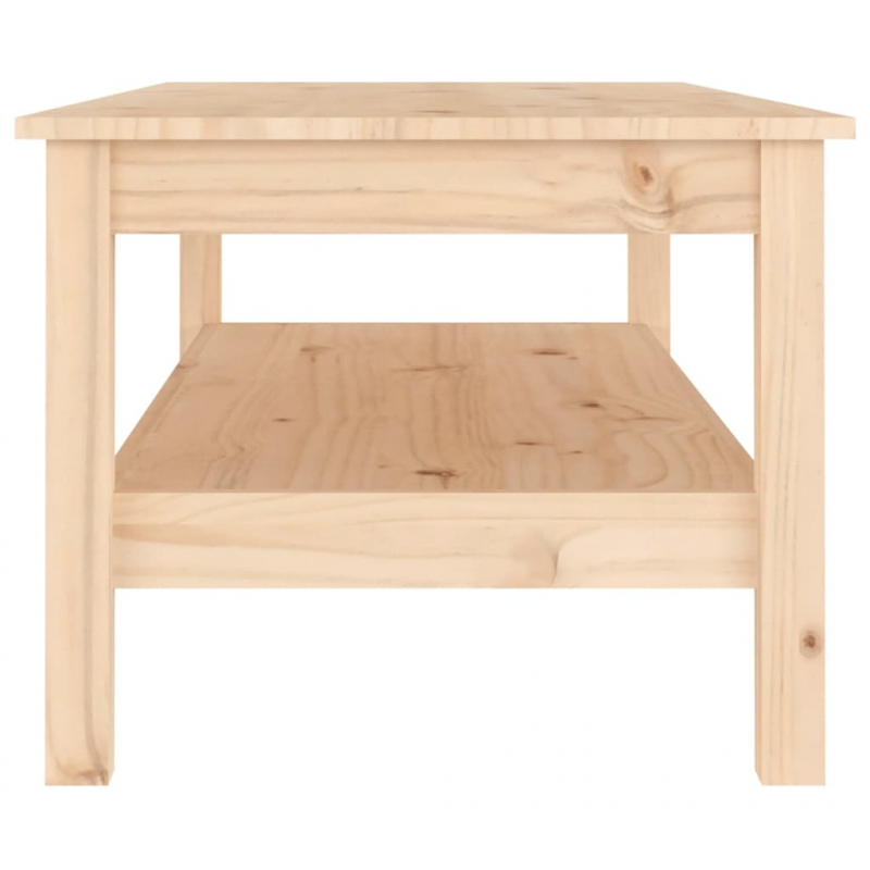 Couchtisch 110x50x40 cm Massivholz Kiefer