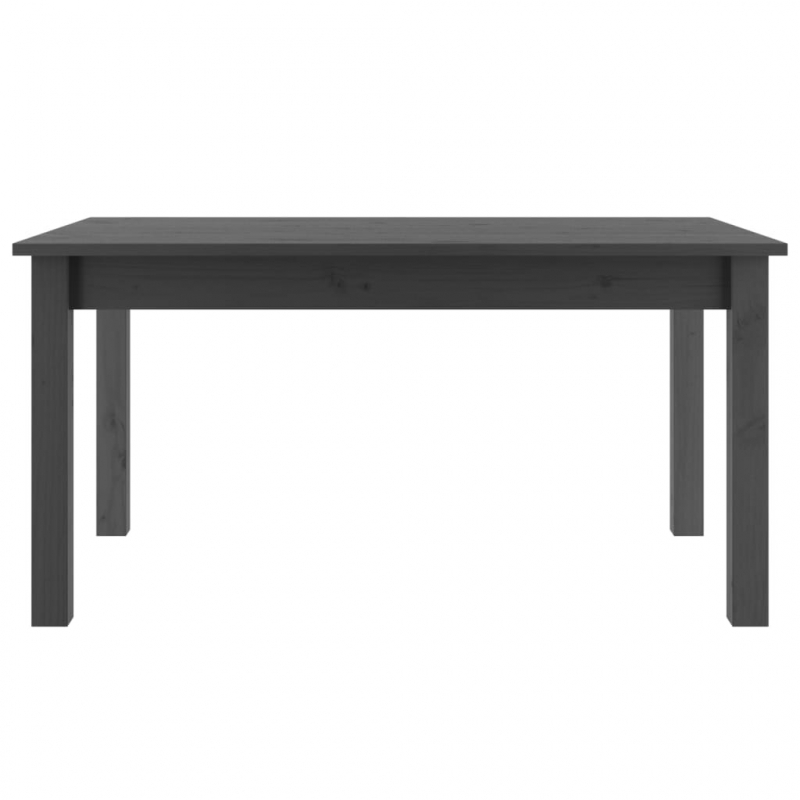 Couchtisch Grau 80x50x40 cm Massivholz Kiefer