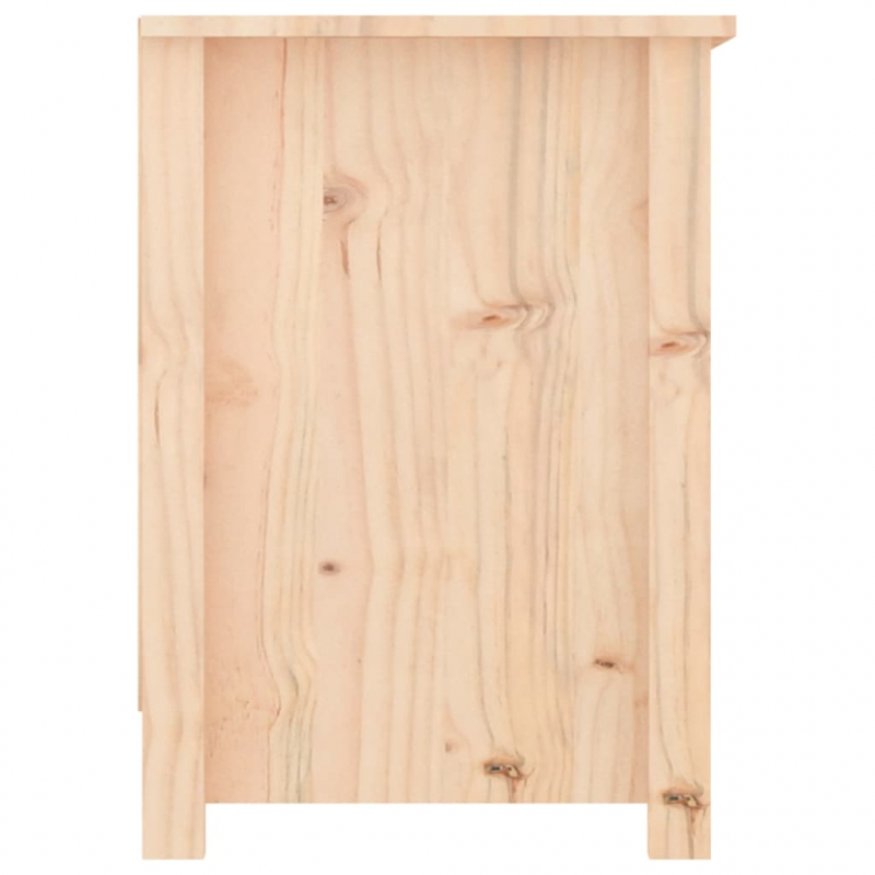 TV-Schrank 103x36,5x52 cm Massivholz Kiefer