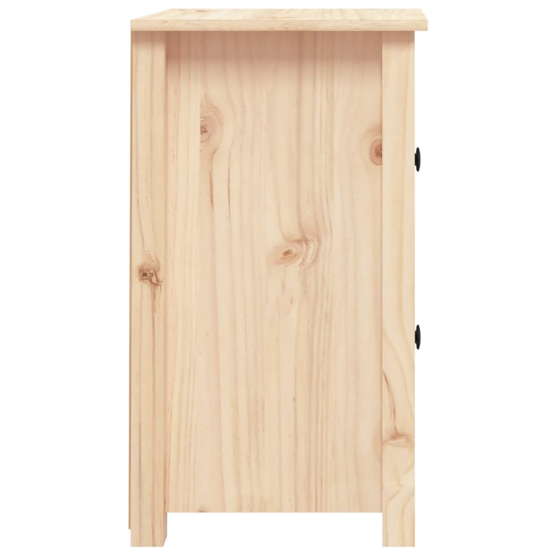 Nachttische 2 Stk. 40x35x61,5 cm Massivholz Kiefer