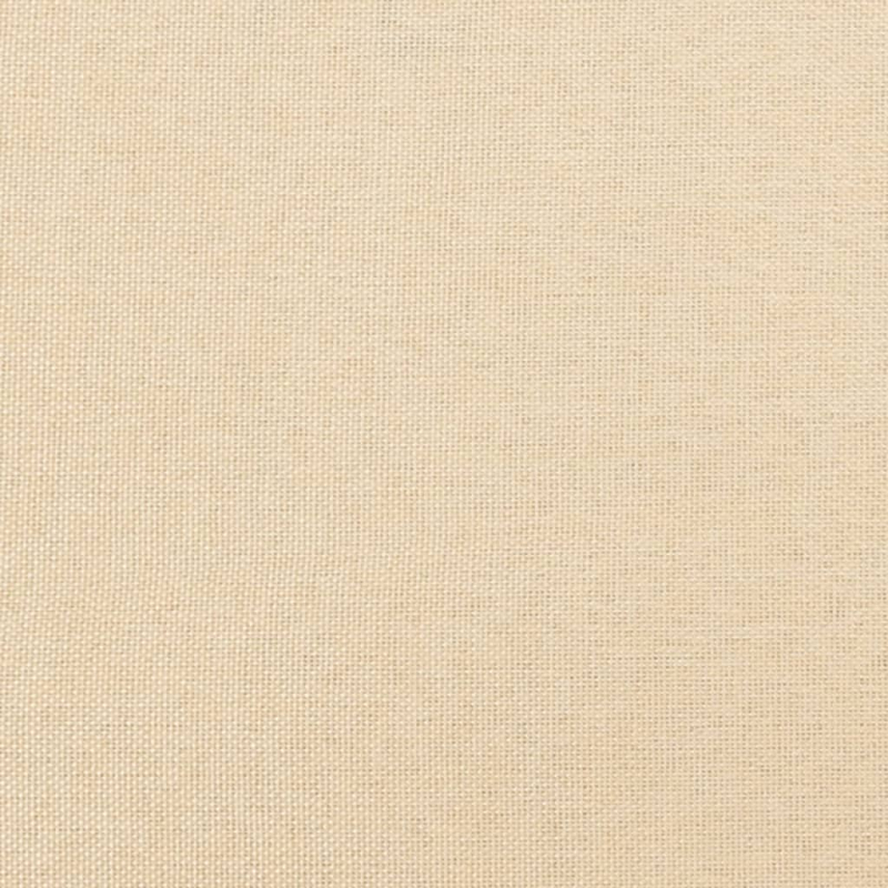 Schaukelsessel mit Hocker Creme Stoff