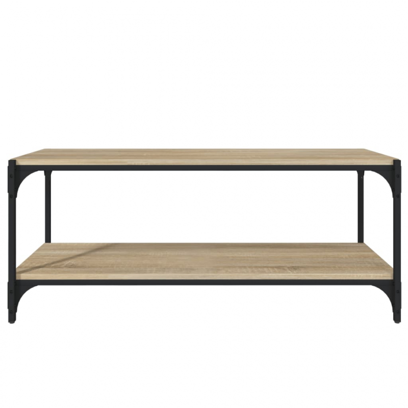TV-Schrank Sonoma-Eiche 100x33x41 cm Holzwerkstoff und Stahl