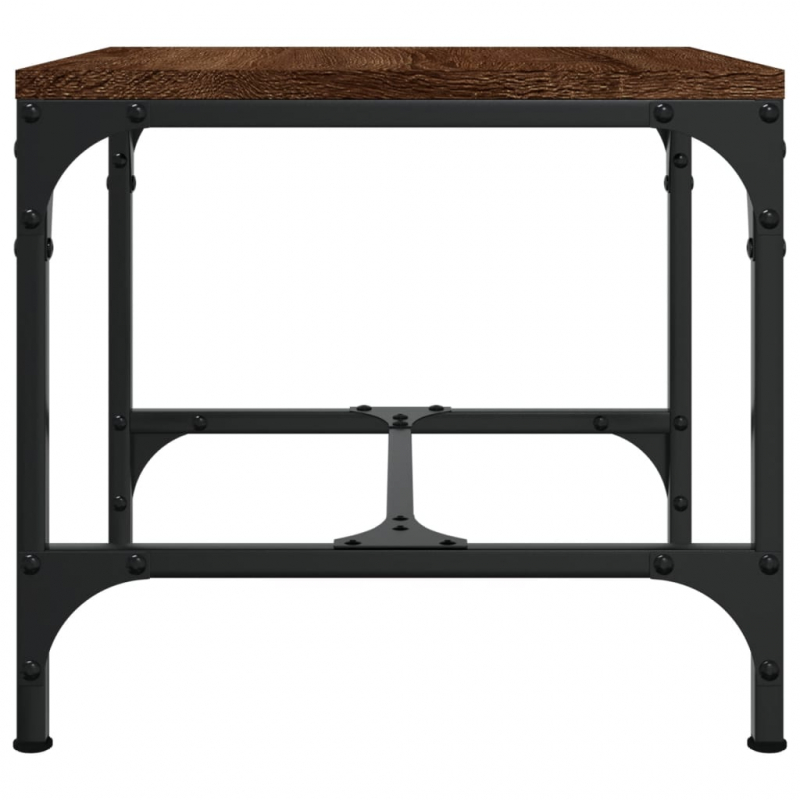 Couchtisch Braun Eichen-Optik 50x50x35 cm Holzwerkstoff