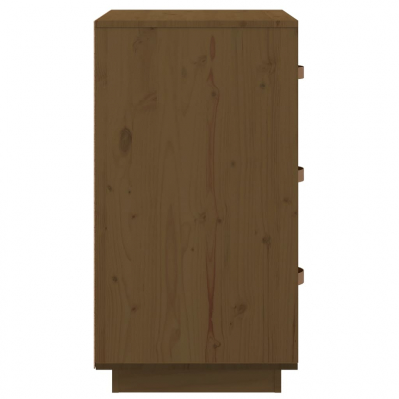  Nachttisch Honigbraun 40x40x75 cm Massivholz Kiefer