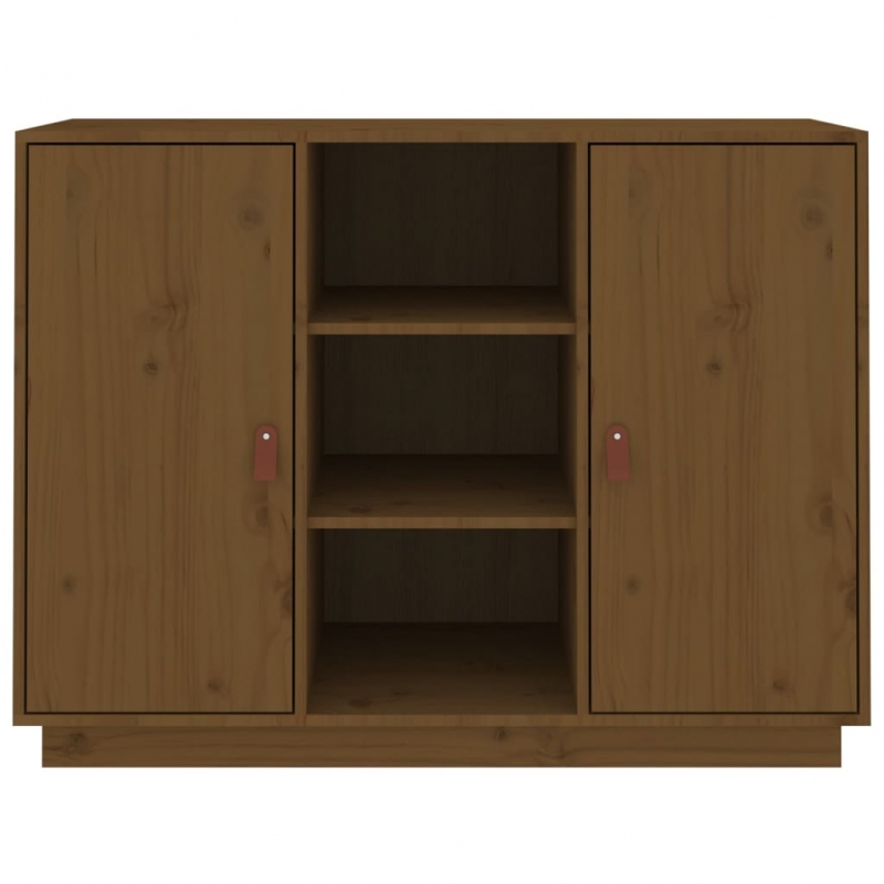 Sideboard Honigbraun 100x40x75 cm Massivholz Kiefer