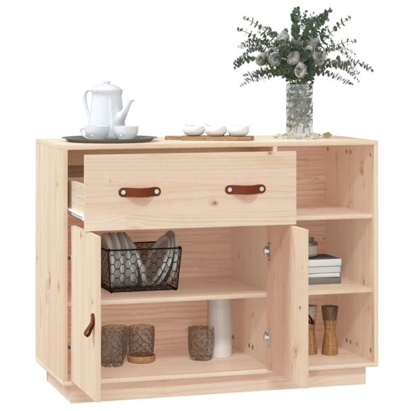 Sideboard 98,5x40x75 cm Massivholz Kiefer