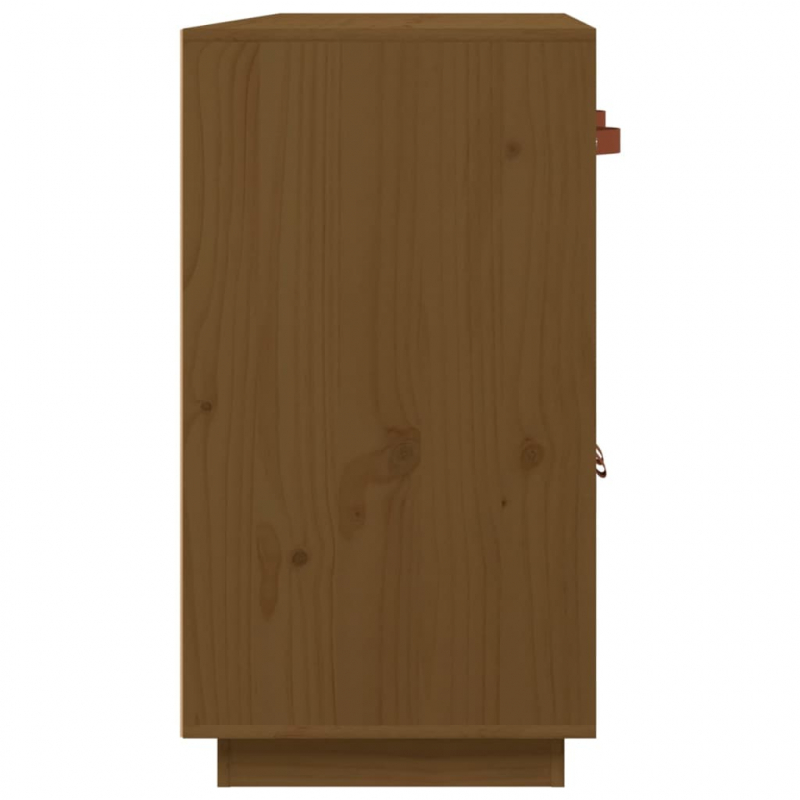 Sideboard Honigbraun 98,5x40x75 cm Massivholz Kiefer