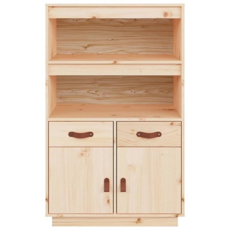 Highboard 67x40x108,5 cm Massivholz Kiefer