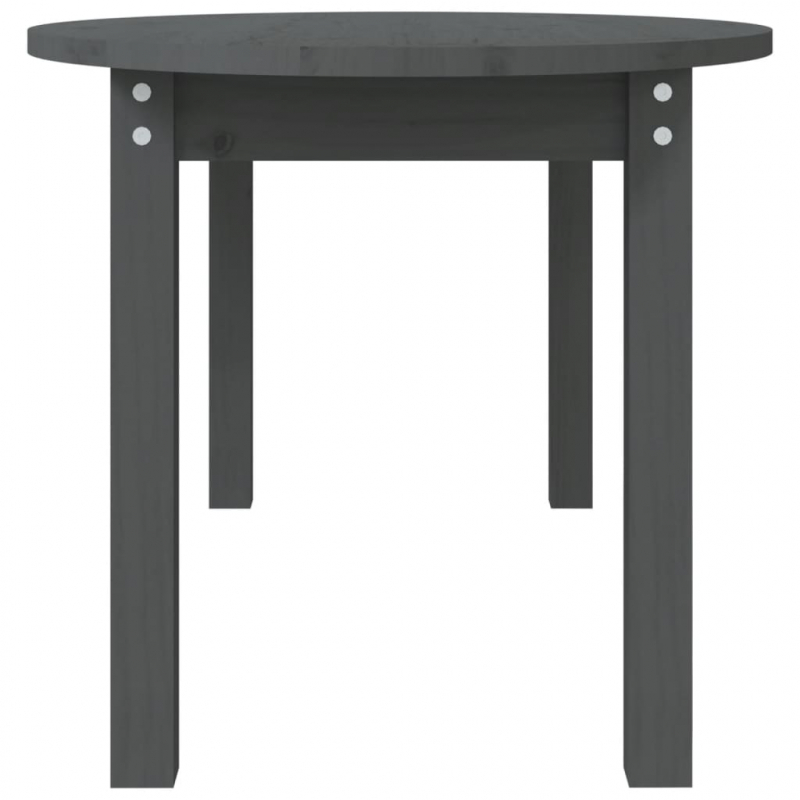 Couchtisch Grau 110x55x45 cm Massivholz Kiefer