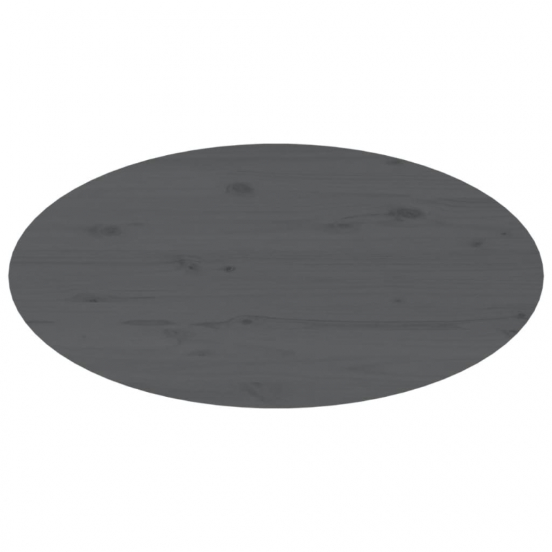 Couchtisch Grau 80x40x35 cm Massivholz Kiefer