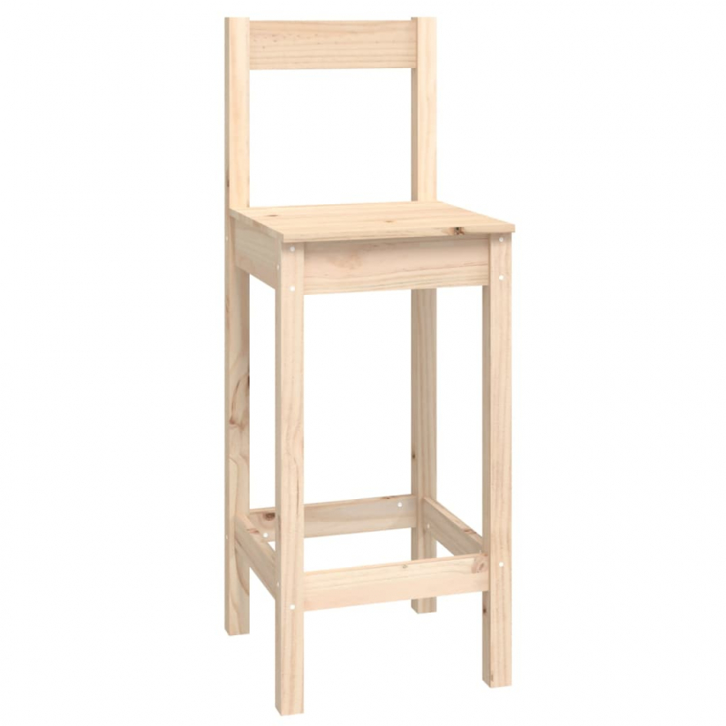 9-tlg. Bar-Set Massivholz Kiefer