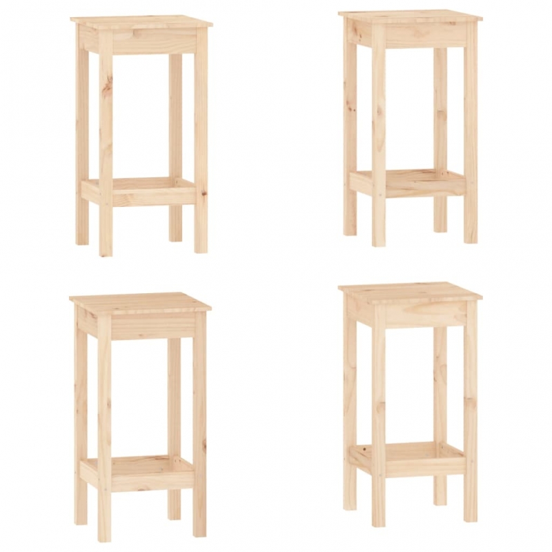 5-tlg. Bar-Set Massivholz Kiefer